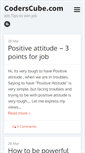 Mobile Screenshot of coderscube.com